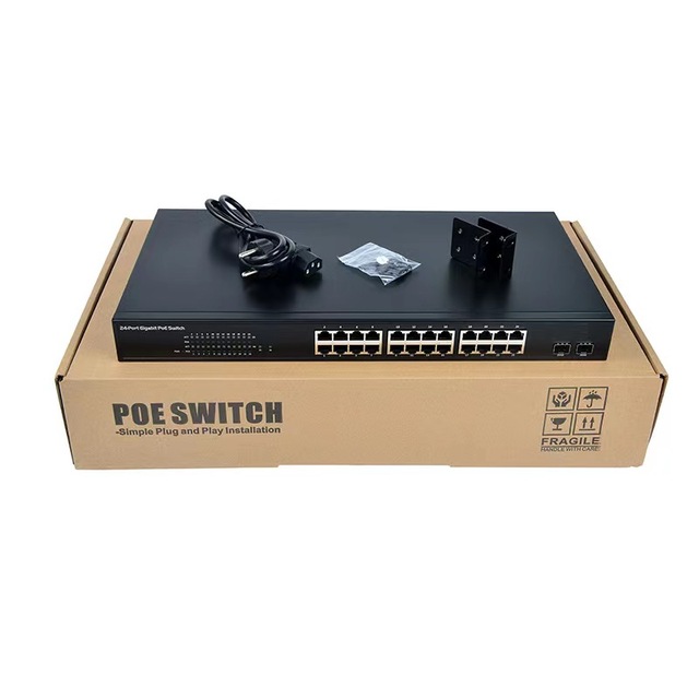 24-Port Gigabit POE+ Switch 2x Gigabit Stock Unifi 24x POE Gen2 Ethernet Port Full-Duplex Half-Duplex QoS Function Model GUA
