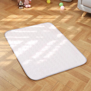 Nouveau tapis de refroidissement pour animaux de compagnie en soie de glace respirante lavable pour chiens et chats coussin d'été réutilisable pour chenils, caisses et lits - Product Image 4