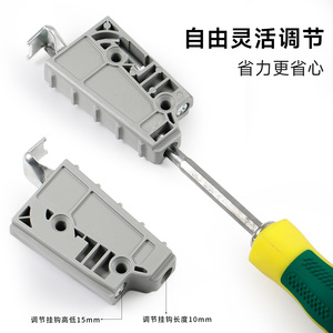 Cabinet Hanging <b>Bracket</b> Plastic Cold Rolled Steel Concealed Heavy Duty For Cupboard Easy Installation - Product Image 2