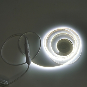 Nhà Máy USB <span class=keywords><strong>LED</strong></span> COB Dải Bộ dụng cụ Điều khiển bằng giọng nói 5V 5 mét 2M 16 Wát Dimmable dots miễn phí <span class=keywords><strong>LED</strong></span> Strip ánh sáng - Product Image 1