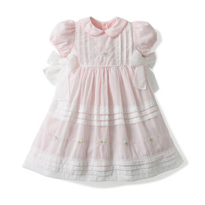 Vestido infantil con diseño <span class=keywords><strong>de</strong></span> encaje español, ropa <span class=keywords><strong>de</strong></span> popelina <span class=keywords><strong>de</strong></span> algodón <span class=keywords><strong>de</strong></span> verano <span class=keywords><strong>para</strong></span> niños pequeños, vestidos bordados <span class=keywords><strong>de</strong></span> flores <span class=keywords><strong>para</strong></span> <span class=keywords><strong>niñas</strong></span> pequeñas - Product Image 1