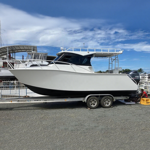 Сертифицированный CE 7,5 м глубокий V алюминиевый роскошный лодочный двигатель для спорта и развлечений для продажи - Product Image 1