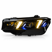 Ensemble de phares LED BK pour BMW Série 3 2023-2025, style Fang, double couleur, DRL, clignotant séquentiel, projecteur, Plug and Play