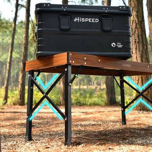 Sispeed Hout Loempia Igt Opvouwbare Tafel Camping <span class=keywords><strong>Outdoor</strong></span> Bbq Multifunctionele Igt Campingtafel - Product Image 5