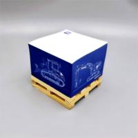 Bloc-notes personnalisé avec design promotionnel sur mesure, blocs de papier personnalisables, boîte à mémos, bloc-notes avec palette