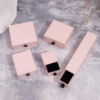 Boîte Coulissante en Carton Rigide Personnalisée pour Colliers, Emballage Cadeau Écologique avec Éponge, Organisateur de Bijoux avec Ruban