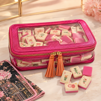 En Stock, Envío Rápido, Juego de Mahjong Americano con Temática de Nueva York 2026, 160 Fichas Acrílicas Premium, Kit Completo para Fiestas