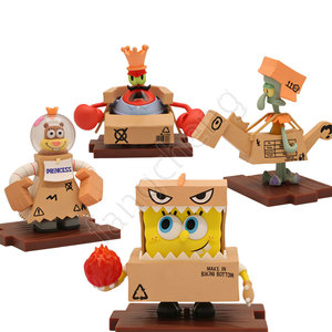 Mercancía <span class=keywords><strong>de</strong></span> Anime <span class=keywords><strong>de</strong></span> PVC, <span class=keywords><strong>Esponja</strong></span> Amarilla con sus Amigos, Caja Misteriosa, Juguetes en Cápsula, Juguetes Gacha - Product Image 6