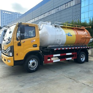 New Dongfeng Suction Sewerage Septic Tank 4X2 6CBM Sewer Cleaning Vacuum Sewage Suction Truck for Sale - Product Image 5