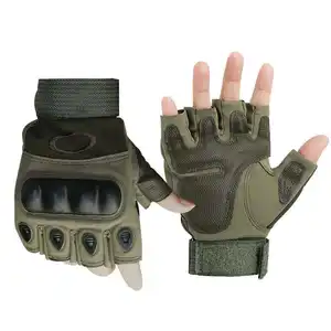 Anti slip wear resistant men outdoor fitness sports cycling motorcycle gloves half finger tactical gloves