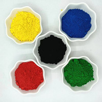 Revêtement de peinture bleu d'oxyde de fer rapide de prix usine avec la pierre culturelle de tuile de couleur de pigment inorganique avec le bleu de saphir