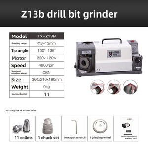 ड्रिल बिट पीस उपकरण पोर्टेबल त्वरित ग्राइंडर ट्विट बिट जादू उपकरण तीन तिरछी कोण z26 1 वर्ष की वारंटी - Product Image 5