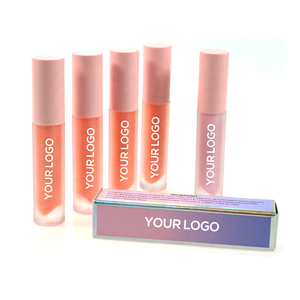 ลิปกลอสลิปสติกวีแกนฉลากส่วนตัวลิปสติกเนื้อแมตต์สีนู้ดตามสั่ง - Product Image 2