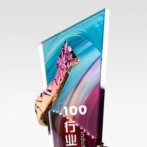 Trophée en verre de cristal récompense des cadeaux souvenirs de la Chine en gros trophée de Plaques bon marché d'usine pour le sport - Product Image 6