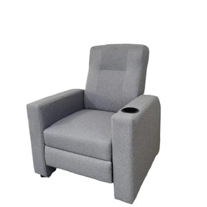 Fauteuil d'infusion Ke Ming gris orangé avec dossier inclinable, réglage manuel et électrique, pour usage hospitalier et ambulatoire - Product Image 4