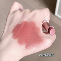 Rouge à lèvres mat doux Bily Bear BL016 Peach Mist Nude pour le maquillage quotidien