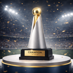 جائزة كرة القدم التذكارية من الراتنج من وي فيستا، جائزة مخصصة للأبطال، تصنيع بالجملة - Product Image 1