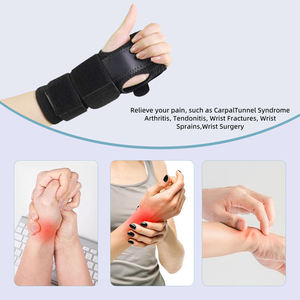 Nouvelle attelle de poignet sportive pour le fitness, attelle de gaine tendineuse respirante avec sangle réglable et support en plaque d'acier - Product Image 1