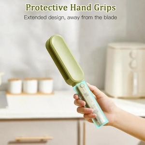 Cepillo de limpieza de cuchillos 4 en 1, 2 colores, cepillo de doble cara, utensilios de cocina, palillos, tenedores, cepillo de limpieza, herramientas para afilar cuchillos, 1 ud. - Product Image 3