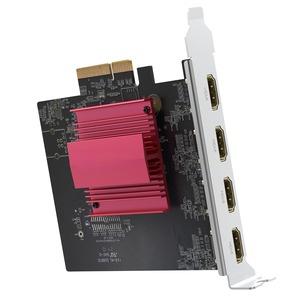 PCIe Quad hiển thị mở rộng thẻ bốn HDMI 4K60hz DisplayLink công nghệ USB3.1 Genii Adapter Windows 10 11 - Product Image 4