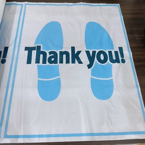 Tapis jetables en PE écologiques de qualité pour voiture, tapis de sport antidérapants, échantillon gratuit pour position avant 42x53cm, garantie 2 ans - Product Image 4
