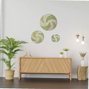Accesorios para Interiores, Cestas Colgantes de Yute, Decoración Tejida Natural, Nueva <span class=keywords><strong>Temporada</strong></span>, Cesta de Pared Tejida, 2.<span class=keywords><strong>5</strong></span> Pintadas - Product Image 3