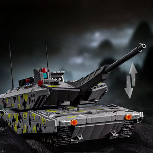 12GO 96001 2024 nouveau réservoir de quatrième génération Black <span class=keywords><strong>Panther</strong></span> KF15 assemblé garçon télécommande jouets 2235 pièces ensembles de blocs de construction - Product Image 4