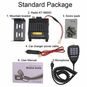 Radio bidirectionnelle mobile QYT KT8900D 25W la plus vendue pour véhicule, émetteur-récepteur, talkie-walkie, portée 20 km, utilisation <span class=keywords><strong>marine</strong></span>/voiture FM VHF/UHF - Product Image 5