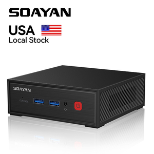 Mini <span class=keywords><strong>PC</strong></span> SOAYAN N2 2025 con Intel N150, 16GB DDR4 + 512GB SSD, Windows 11 Pro per Ufficio, Business ed Educazione - Disponibilità Locale USA - Product Image 1