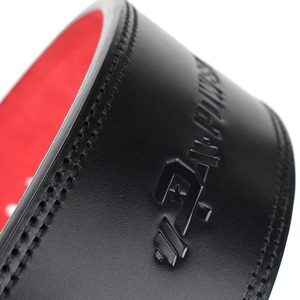 빠른 레버 버클 조절이 가능한 가죽 파워리프팅 벨트, 스쿼트 및 하드 풀을 위한 전문 보호 기능 - Product Image 6