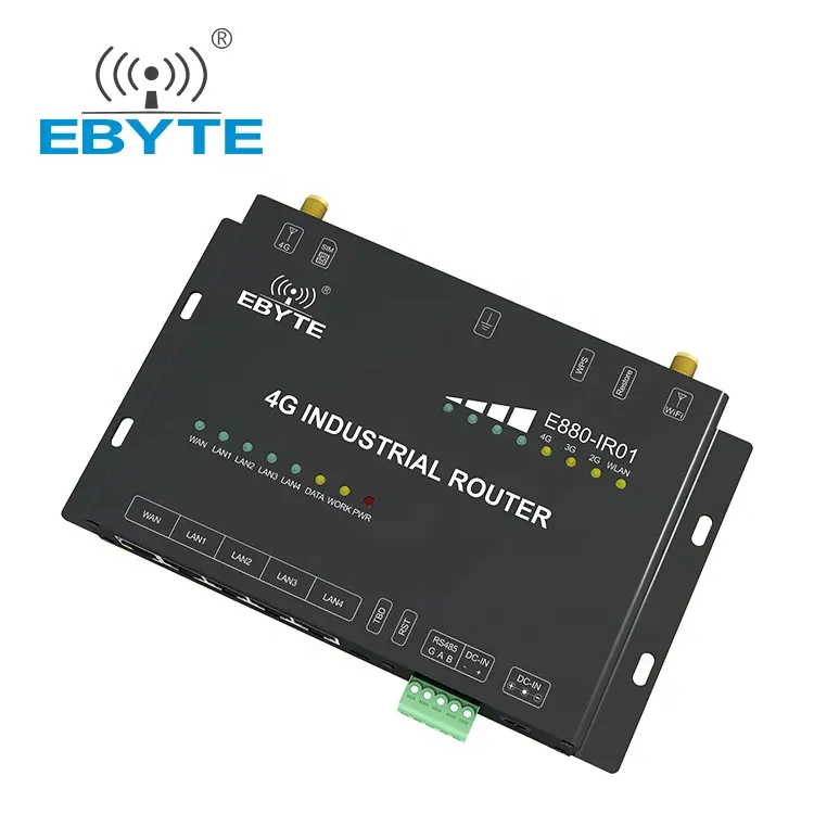 E880-IR01 kapalı açık endüstriyel 4G lte Router yönlendirici Modem çoklu SIM kart yapıştırma yönlendirici 4g sim kartlı Router