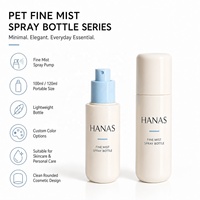 Flacon pulvérisateur à brume fine personnalisé de 100 ml et 120 ml, flacon pulvérisateur cosmétique rechargeable pour tonique facial, brume corporelle, emballage de parfum