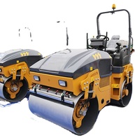 Équipement de construction professionnel de haute performance, machine tandem XMR203 pour l'entretien des chaussées et la préparation des chantiers, rouleau compresseur