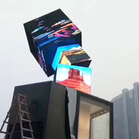 Nuovo prodotto per interni esterni segnaletica digitale impermeabile schermo palco personalizzato cubo led Display cubo magico cubo