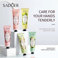 Populaire natuurlijke biologische fruit anti-aging hydraterende handcrème met natuurlijke extracten, mini biologische handcrème voor droge huid