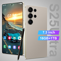 S25 Ultra, Batería de Larga Duración de 8000 mAh, Móvil 5G, Pantalla AMOLED de 7.3 Pulgadas y 120 Hz, 108 MP HD, 16 GB, 1 TB, Carga Rápida, Marco Metálico, Directo de Fábrica