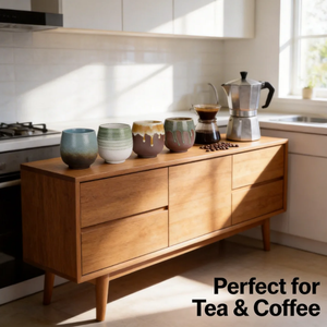 Tazas de <span class=keywords><strong>Café</strong></span> de Cerámica Pintadas al Estilo Japonés Vintage para Hogar, Oficina u Hotel, Colección con Logotipo, Tamaño Pequeño 150ml, Tazas de Té - Product Image 4