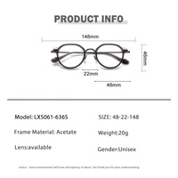 Monture de lunettes vintage japonaise en acétate et titane, unisexe, de créateur, pour myopie, avec étui, anti-lumière bleue