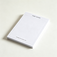 Papier à écrire de haute qualité, lisse, pour la prise de notes quotidiennes, feuilles de mémo personnalisées pour le bureau, papeterie professionnelle, bloc-notes