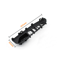LHD coche puerta delantera izquierda Ventana principal interruptor manija bisel reposabrazos Panel cubierta embellecedor para BMW X5 X6 F15 F16 F85 F86 2014-2018