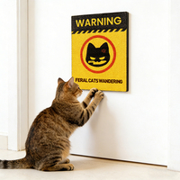 Griffoir pour chat moderne, écologique, 100 % recyclé, grand, personnalisable avec des images, montage mural vertical, durable