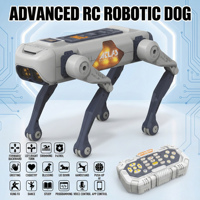 AiJH KI RC Roboterhund - Lernspielzeug für Kinder APP Fernbedienung Roboter Sprachsteuerung Singend Tanzend Intelligentes RC Hundespielzeug