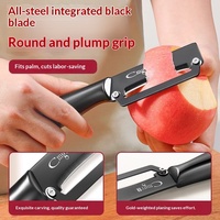 Couteau à éplucher multifonction en acier inoxydable et couteau à fruits pour pomme, canne à sucre, pomme de terre
