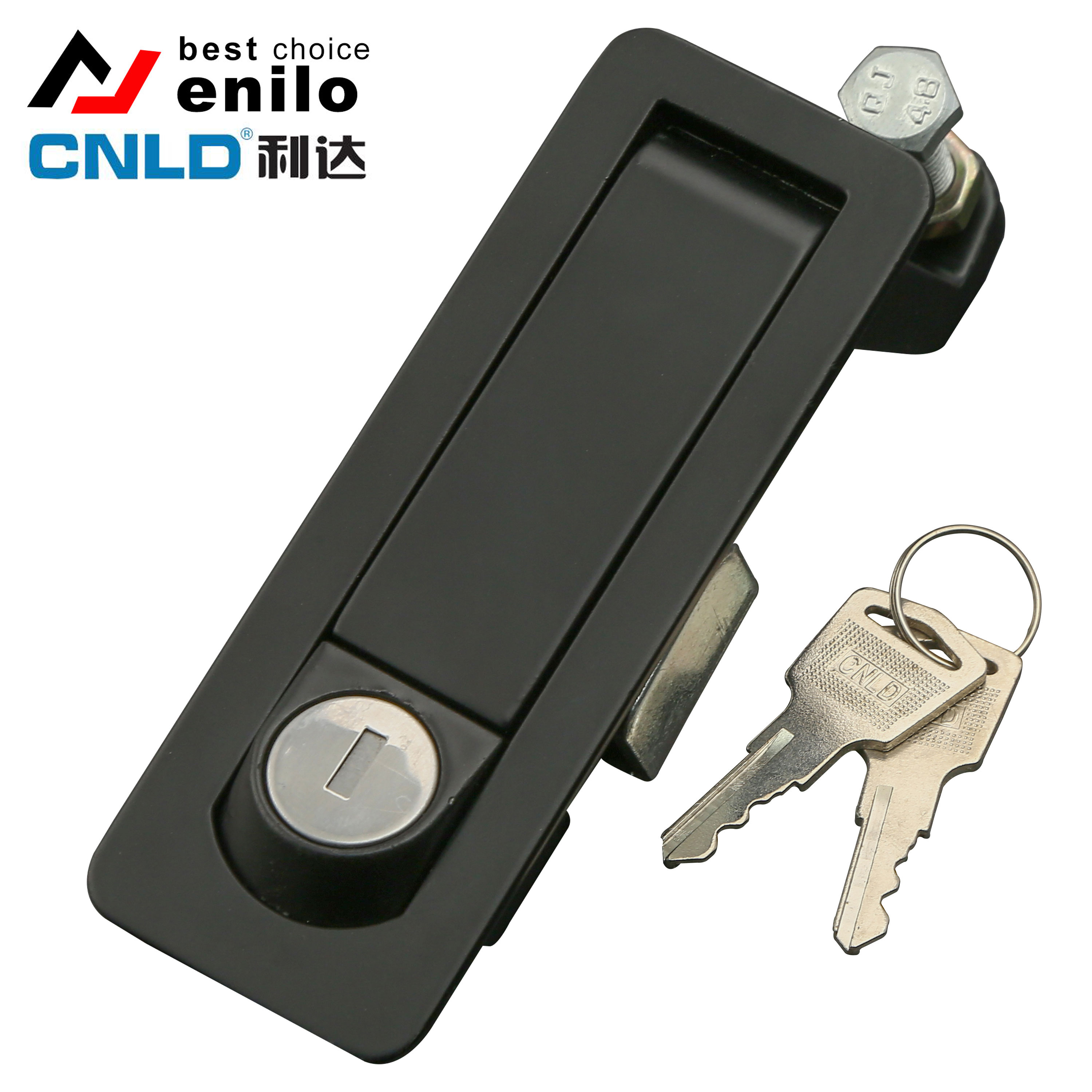 Uxcell Push Button Pop-Up Cabinet Locks - Zinc Alloy, Black Finish, Includes Key, 3 Pack, Fits 22mm Thick Doors
