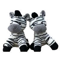 Fabricant de jouets en peluche personnalisés en gros Peluche zèbre jouet pour enfants cadeau poupée douce cheval jouets en peluche