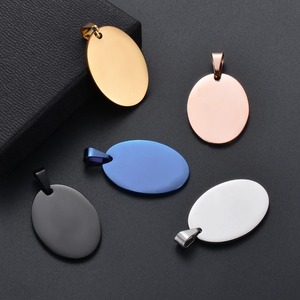 5pcs Stainless Steel <b>Dog</b> <b>Tags</b> Pendant Oval Shape Necklace Jewelry Pet ID <b>Dog</b> <b>Tags</b> <b>Collars</b> 5 Colors - Product Image 6