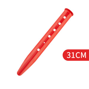 31CM Plastic Tent Stakes Heavy Duty Beach Tent Pegs Hollow Wind‑proof Ground Nails For <b>Camping</b> <b>Canopy</b> Outdoor Activities - Product Image 3