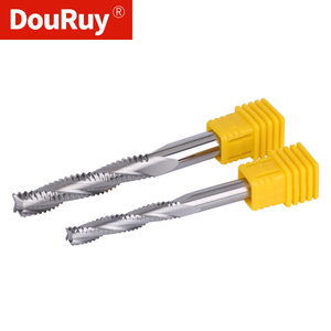 DouRuy Manufacturing Vollhartmetall 3-Schneiden-Schaftfräser mit Spanbrecher und Spiralbindung für Holz - Product Image 2