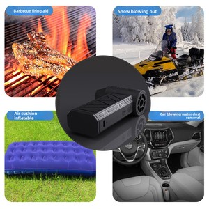 Khuyến mãi nóng: Máy thổi khí nén mini cầm tay, quạt điện nhỏ gọn, quạt thổi mạnh kiểu turbo dùng cho lửa trại, quạt thổi vệ sinh - Product Image 2