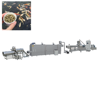 Ligne de production d'aliments pour poissons flottants et coulants, extrudeuse de granulés alimentaires à double vis, équipement de traitement de granulés pour animaux aquatiques